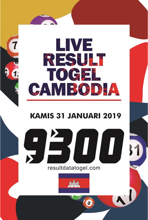 Data Angka Keluar Cambodia 2019