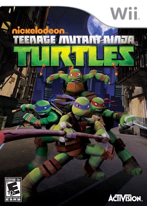 Teenage Mutant Ninja Turtles Wii Game Rom Nkit And Wbfs Download