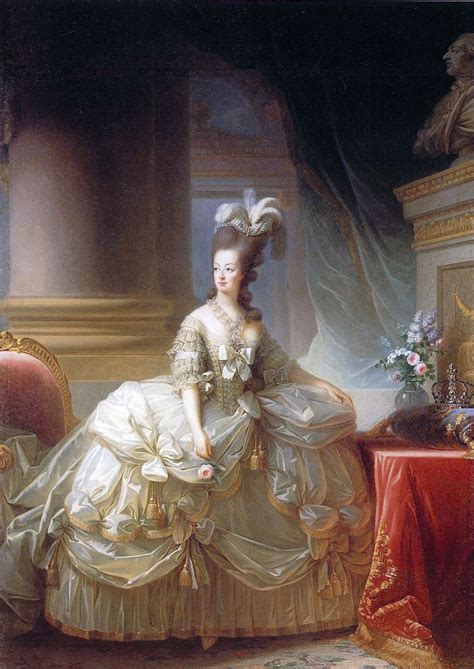 Portrait of Marie Antoinette by Élisabeth Vigée Le Brun 1778 Marie