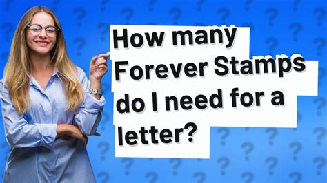 How Many Forever Stamps Do I Need For A Letter Youtube
