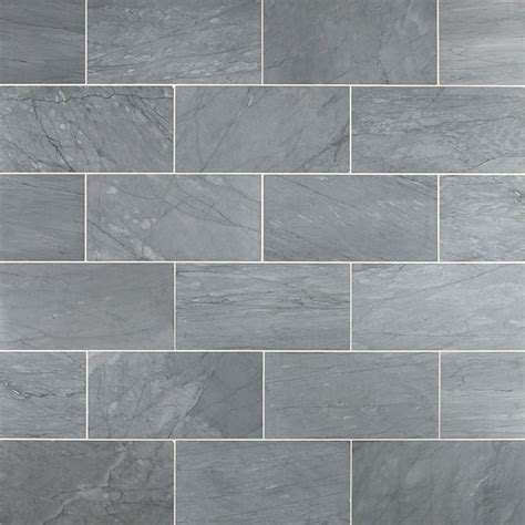 Halley Gray 6x12 Polished Marble Subway Tile For Wall And Floor