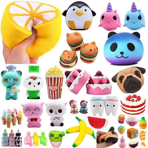 Lot Wholesale Jumbo Squishy Soft Slow Rising Squeeze Pressure Relief