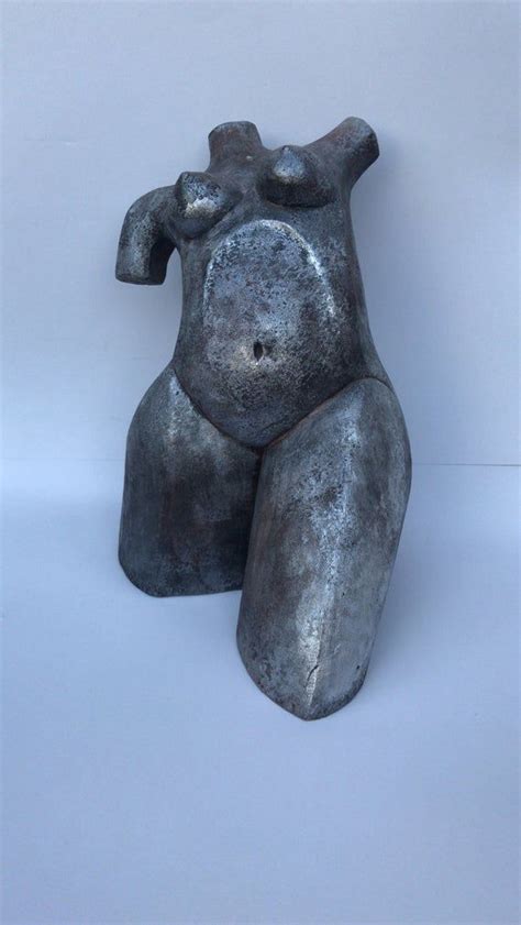 Ceramic Sculpture Womans Body Sculpture Clay Stone Sculpture