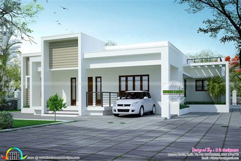 Simple But Beautiful One Floor Home Kerala Home Design And Floor