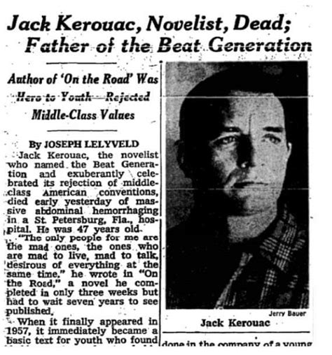 Jack Kerouac March 12 1922 October 21 1969 Rnostalgia