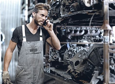 male mechanic working at junkyard storage | Blue Streak Electronics