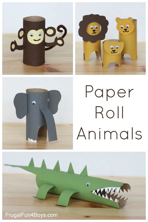 Paper Roll Animals Frugal Fun For Boys And Girls