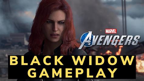 Marvel Avengers Game Beta Black Widow Gameplay Youtube
