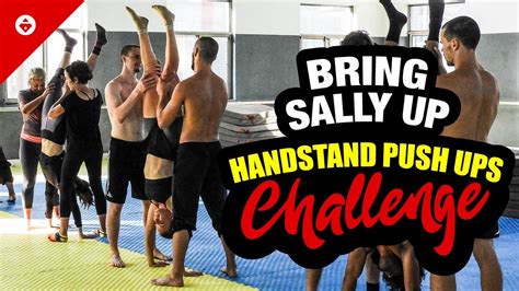 Bring Sally Up Challenge Handstand Push Up Challenge Youtube