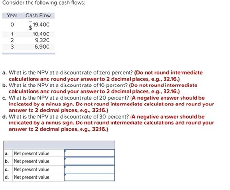 solved consider the following cash flows year cash flow