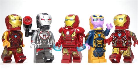 Avengers Endgame Iron Man Mark 85 Iron Man Thanos Unofficial Lego