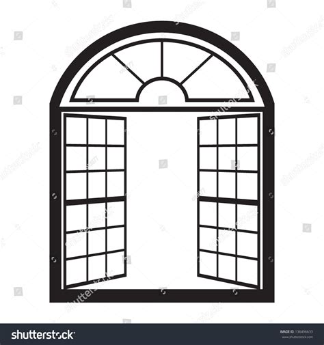 Window Outline Drawing