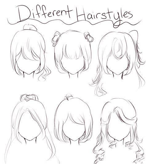 New Hair Drawing Simple Anime Art Ideas How To Draw Hair
