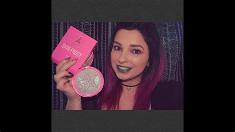 Lavender Snow Swatch And Review Skin Frost Jeffree Star Cosmetics Youtube