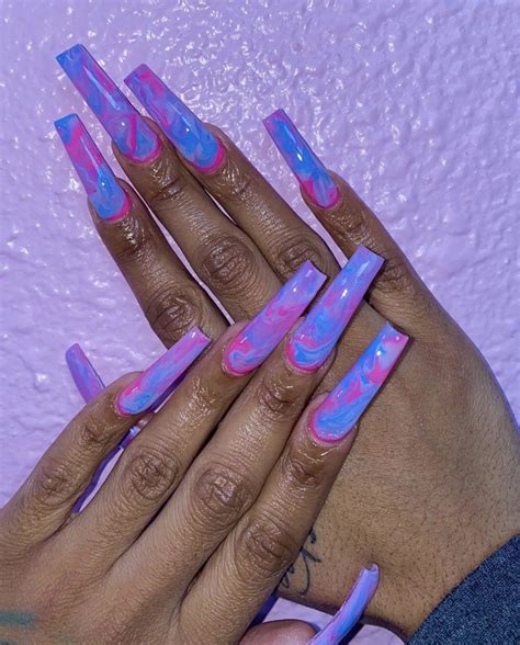 Pin By Depressedsksk On Nails Glow Nails Bling Acrylic Nails Long