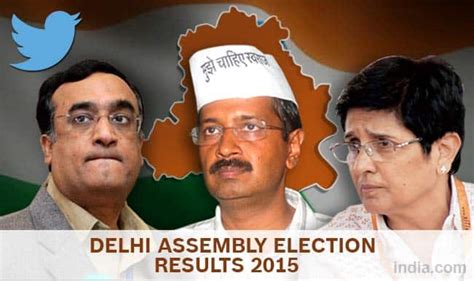 Delhi Assembly Election Results 2015 Live Updates Twitter Abuzz With