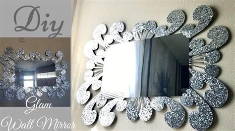 Diy Large Glam Wall Mirror Decor Inexpensive Wall Decorating Idea