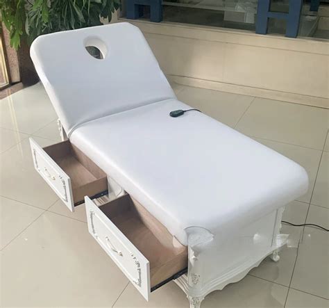 Solid Wood Facial Bed High End Beauty Salon Dedicated Massage Couch Massage Bed Household