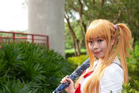Japan Anime Cosplay Cartoon Cosplayer At The Event 9 July 2006 Editorial Image Image Of Girl