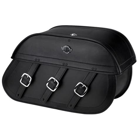 Harley Softail Deluxe Flstn Trianon Leather Saddlebags Motorcycle