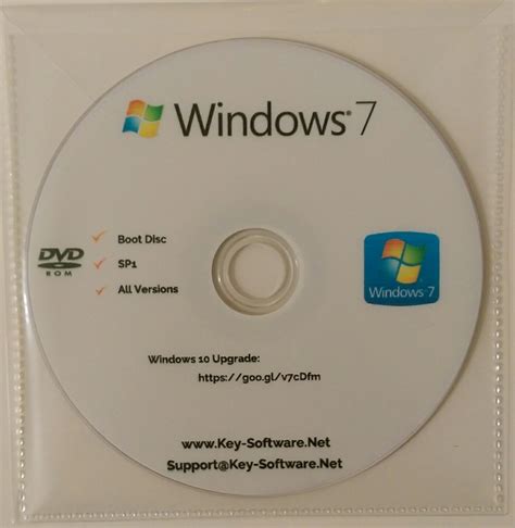 Windows 7 Reinstallation Disc Full Install 32 64 Home Professional
