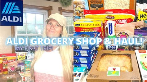 Aldi Grocery Shop With Me And Haul My First Trip To Aldi