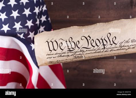 We The People Preamble To The United States Constitution With The