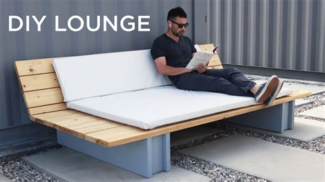 Diy Outdoor Lounge Sofa Youtube