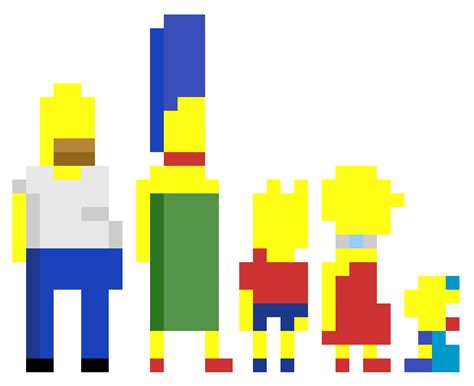 Lets Build The Simpsons Pixel Art In Minecraft Pc Minecraft Pixel