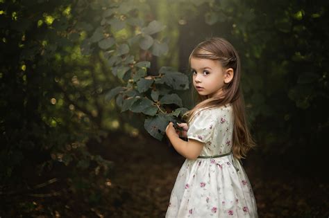 Little Girl In The Woods