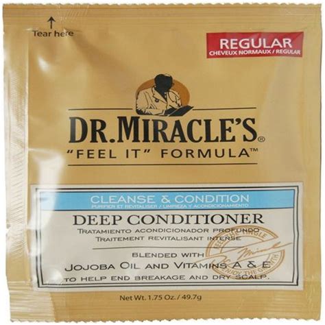 Dr Miracles Feel It Formula Deep Conditioning Hair Treatment 175 Oz