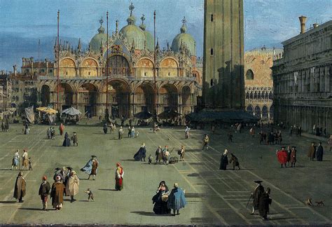 Canaletto Piazza San Marco 1720 Detail The Metropolitan Museum Of Art Painting By Arpina Shop