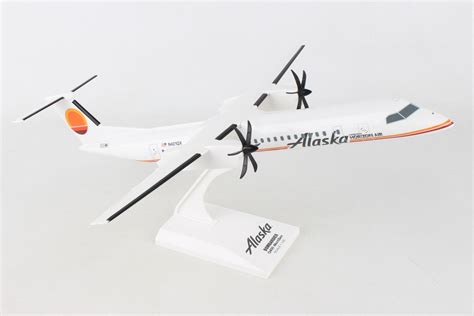 Alaska Airlines Bombardier Dash 8 Q400 Skymarks Skr941 Modelo A Escala