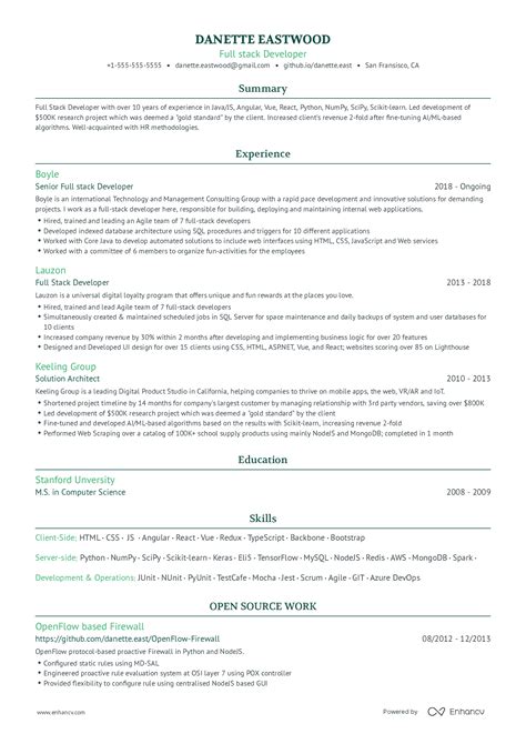 Chronological Resume Templates For 2023 Pdf And Txt