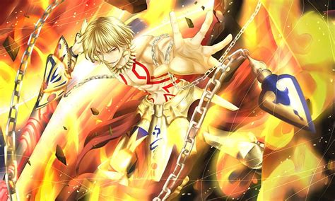 Gilgamesh Fate Stay Night Chain Weapon Anime Pc Gilgamesh Fate Fate
