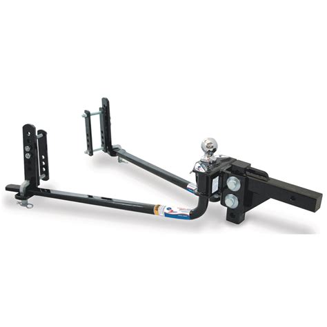 Rv Sway Control Bar Hitch Trailer Mounted Receiver Chrome Ball 125