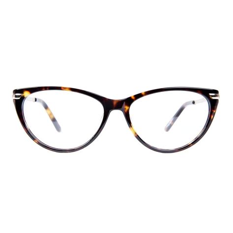 Beautiful Cat Eye Eyewears Acetate Combined With Metal Elegant Looking Stylish Eyeglasses
