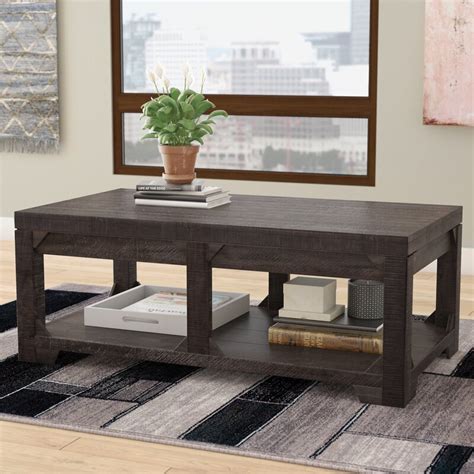 This is a good choice for a table you'd like to fill a longer space. Trent Austin Design Boutwell Solid Wood Lift Top Coffee ...