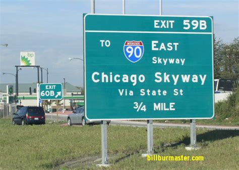Idot Still Labels I 90 Going Down The Chicago Skyway