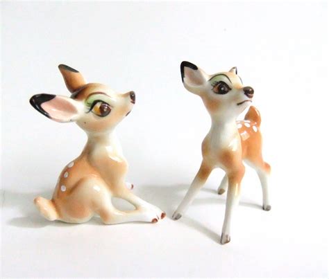 Miniature Deer Figurines Porcelain Bone China Figurines