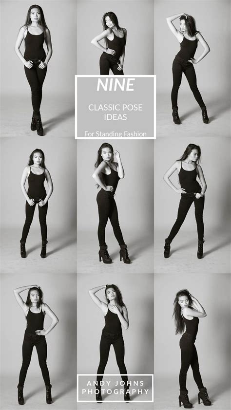 9 Classic Pose Ideas For Standing Fashion These Standing Pose Idea
