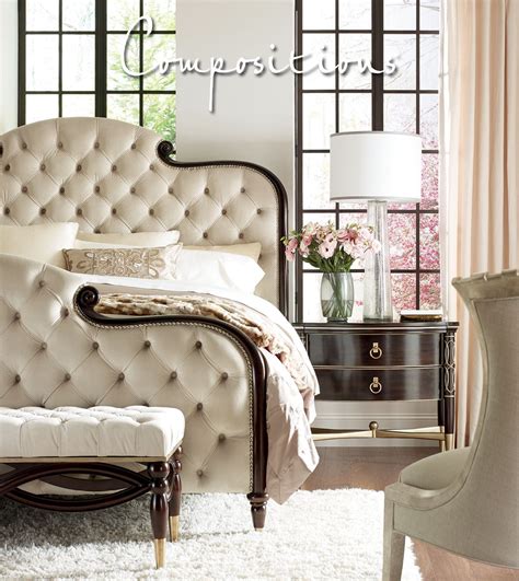 Caracole Handcrafted Bed Upholster Bedroom Furniture