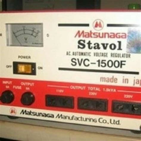 Jual Promo Stavol Stavolt Stabilizer 1500va Matsunaga Original Made In