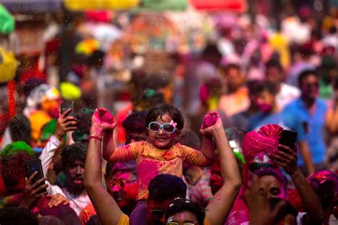 India Celebrates Holi The Festival Of Colours