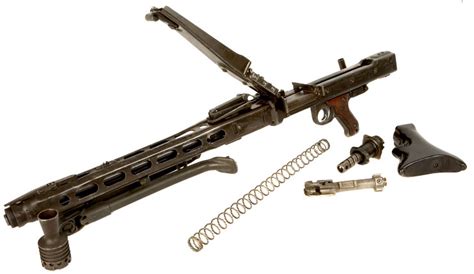 Deactivated Old Spec Wwii German Mg42 Light Machine Gun Axis