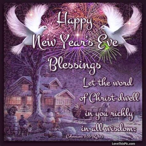 Happy New Year S Eve Blessings Quote With Prayer Pictures Photos And