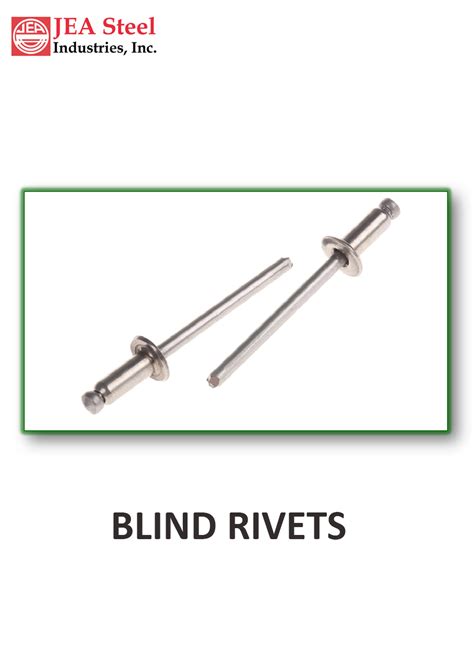 Blind Rivets Jea Steel Industries Inc