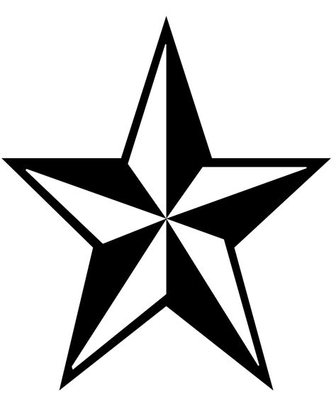 Five Point Star Clipart - ClipArt Best