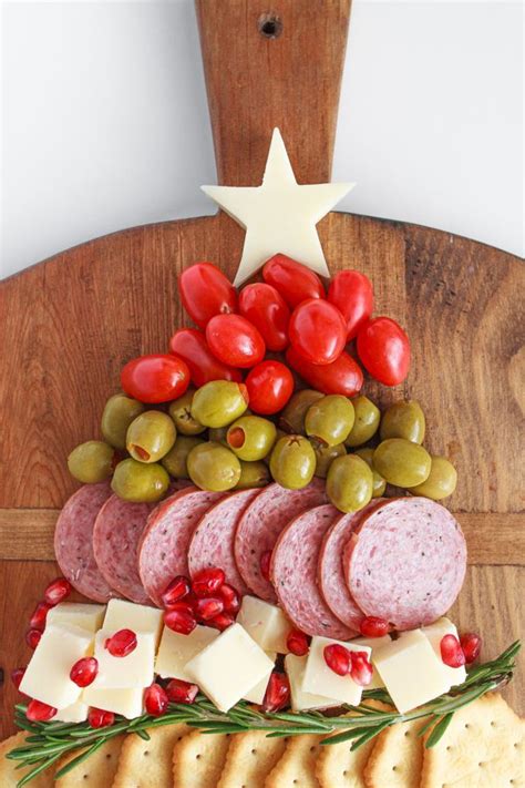 Christmas Tree Cheese And Cracker Tray By My Name Is Snickerdoodle