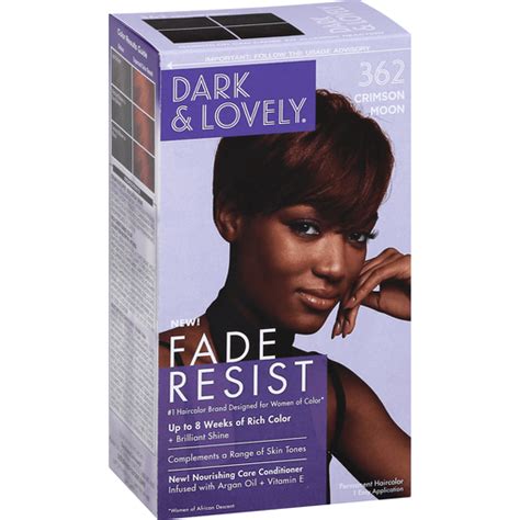 Dark And Lovely Fade Resist Rich Conditioning Color 371 Jet Black